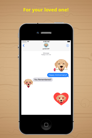 goldenGIF - Animated GIF Golden Retriever Emoji screenshot 3