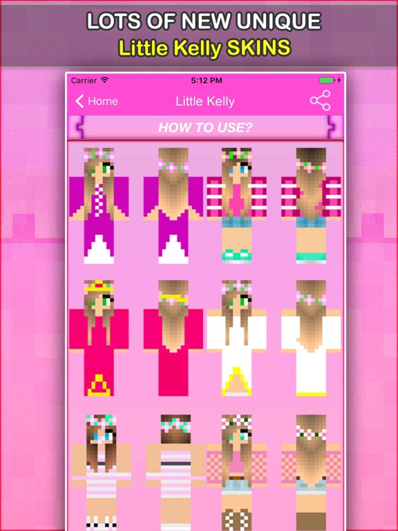 Little Kelly Skins For Minecraft Pocket Edition PE - AppRecs