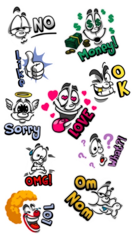 HiBye Oops Comic Stickers