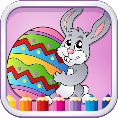 Coloring Games For Kids Easter - Finger Paint