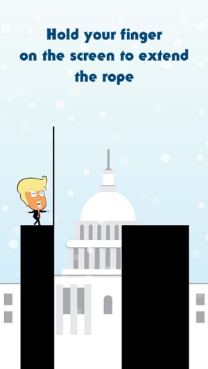 Tight Rope Trump - Trumpy jumps across A