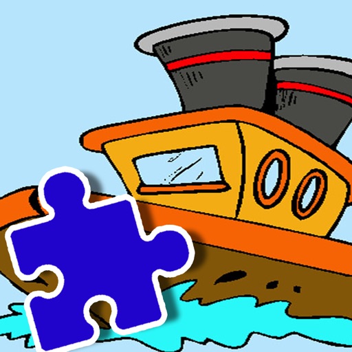 Jigsaw Puzzle Kids Games Big Boat Version icon