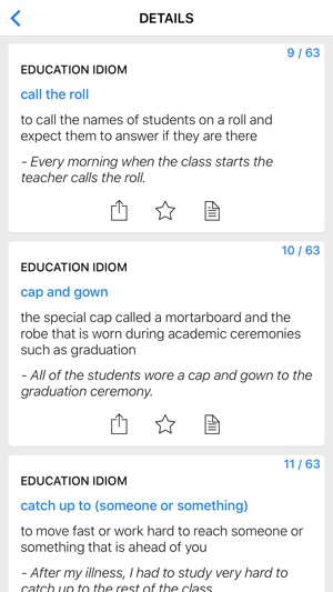 Education idioms in English(圖2)-速報App