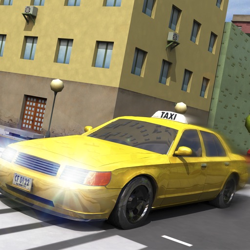 City Taxi Parking 3D Game Icon