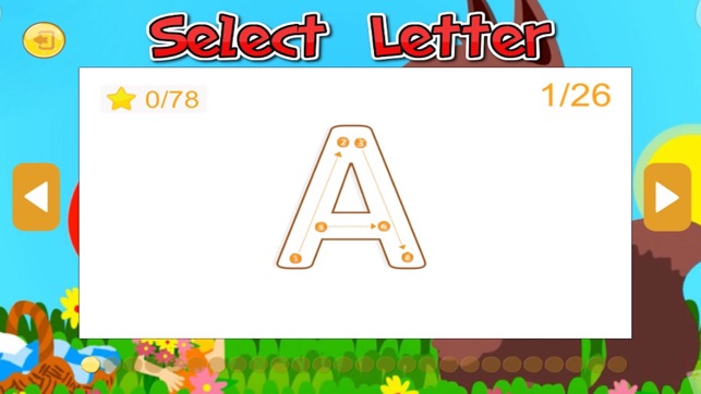 卡通ABC兒童英語字母書寫(圖4)-速報App