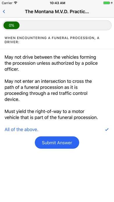 How to cancel & delete Montana MVD Practice Driver Test from iphone & ipad 3