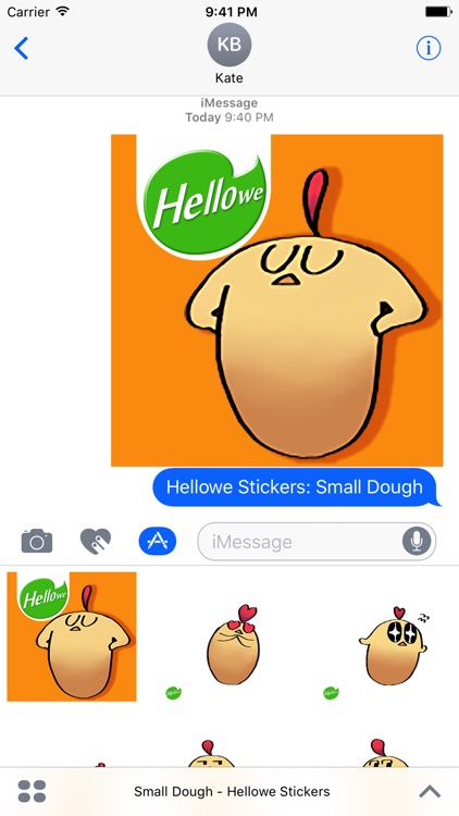 Hellowe Stickers: Small Dough