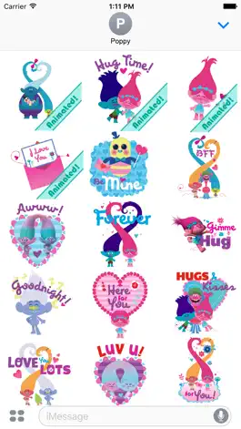 Game screenshot DreamWorks Trolls Hug Time Stickers apk