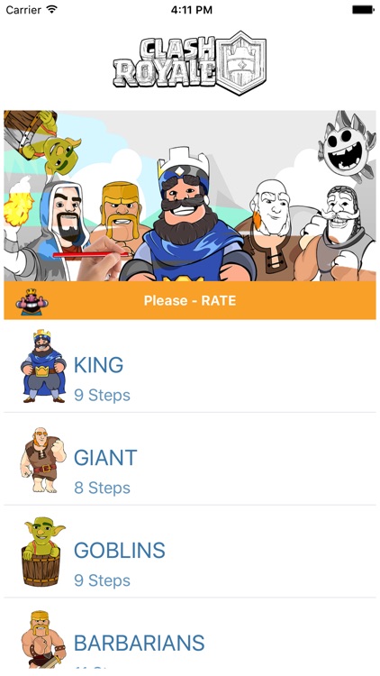 How to Draw a King  Clash Royale 