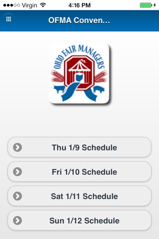 OFMA Convention Schedule 17 screenshot 4