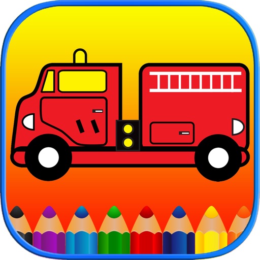 Kids Coloring Pages - Toddler Cars Transportation