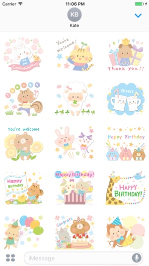 Congratulations and Thank You English Stickers(圖1)-速報App