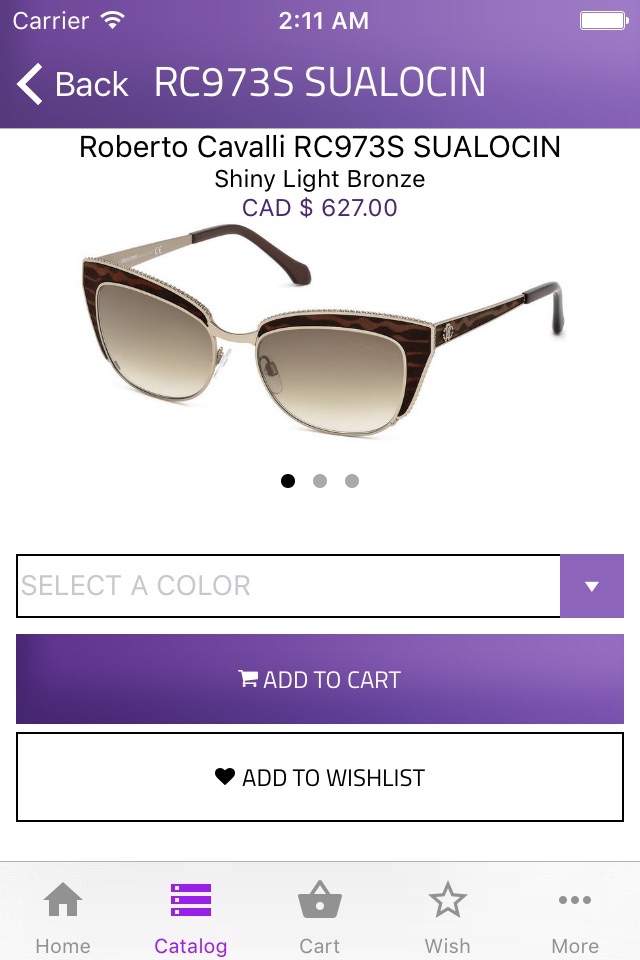 illuminata optical store screenshot 3