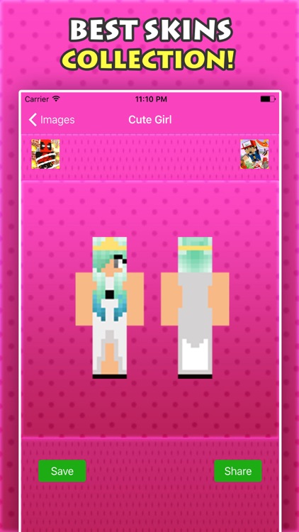 New CUTE GIRL SKINS FREE For Minecraft PE & PC screenshot-4