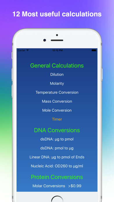 How to cancel & delete Chemistry & Biology Calculator from iphone & ipad 1