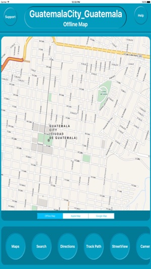 GuatemalaCity Guatemala Offline City Map