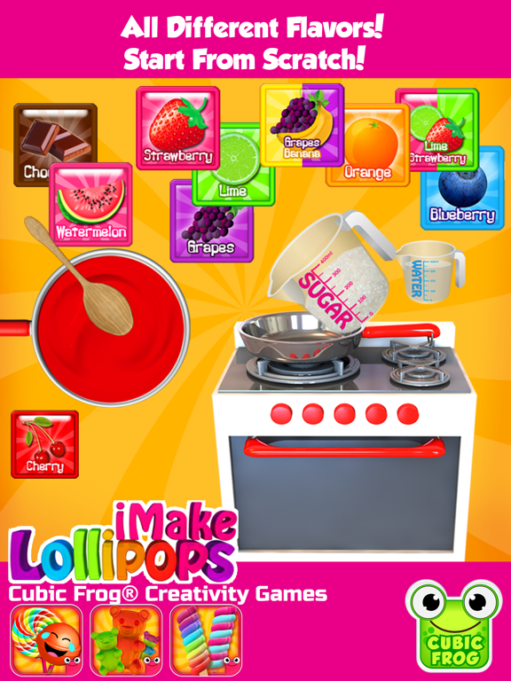 iMake Lollipops-Конструктор леденцов для детей для iPad