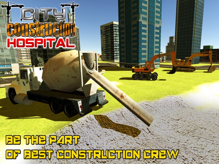 城市建设医院和建筑模拟器3d