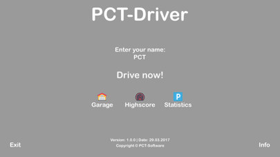 PCT-Driver Screenshot 1