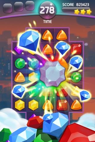 Jewel Land Monster: match 3 puzzle games screenshot 2