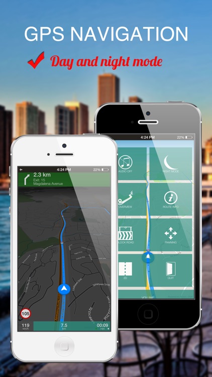 Los Angeles, USA : Offline GPS Navigation