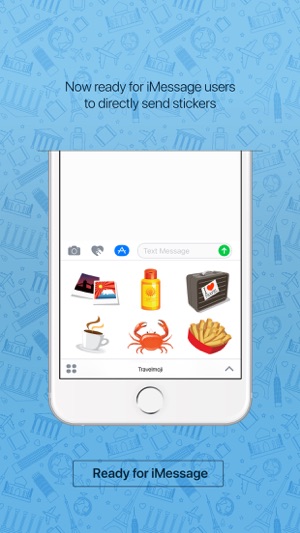 Travelmoji - emoji keyboard sticker for travelers(圖3)-速報App