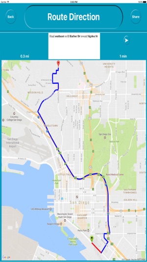 San Diego CA USA City Offline Map Navigation EGATE(圖4)-速報App