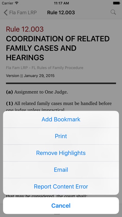 Florida Family Law Rules of Procedure (LawStack)