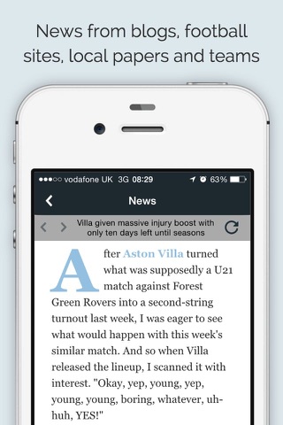 Sport RightNow - Aston Villa Edition screenshot 2