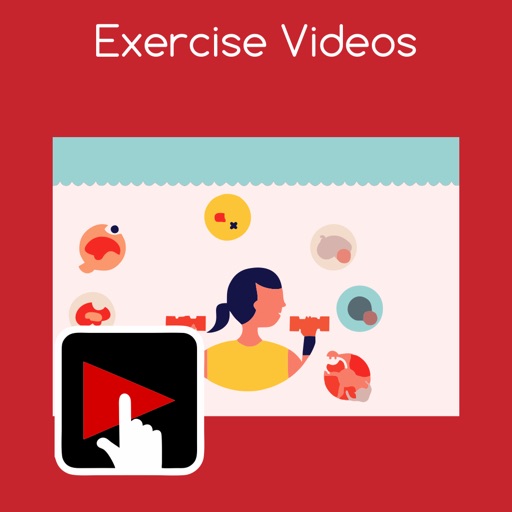 Exercise videos + icon