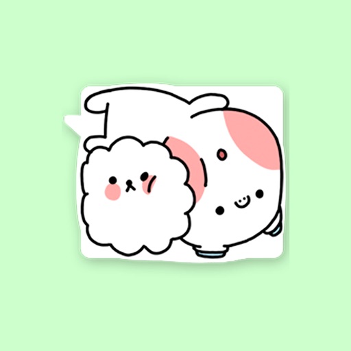 Piggy Bubble Talks - Animated GIF Stickers