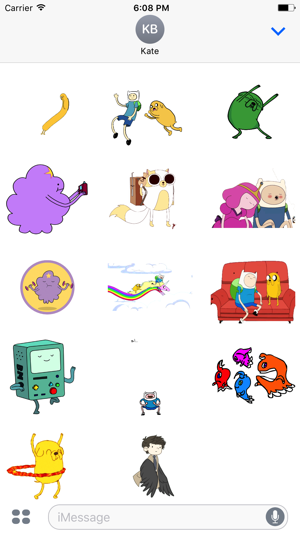 Animated Adventure Stickers For iMessage