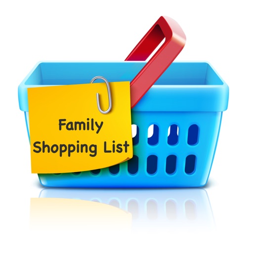 Our Family Shopping List Icon