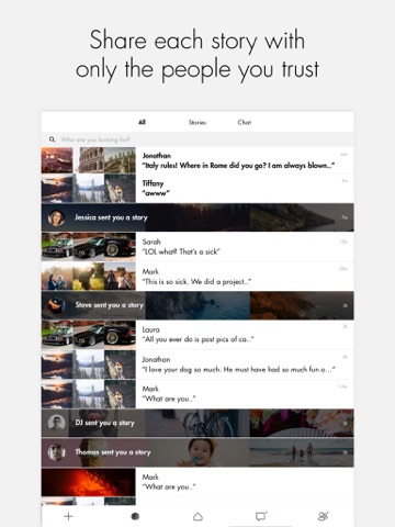 Sidestory - Share stories and chat with friends screenshot 2
