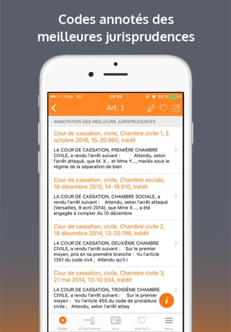 MCJ - Tout le droit français screenshot 2