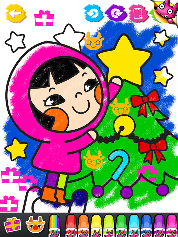 わお！クリスマスぬりえのおすすめ画像5