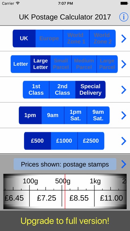 UK Postage Calculator Free - for Royal Mail rates screenshot-3