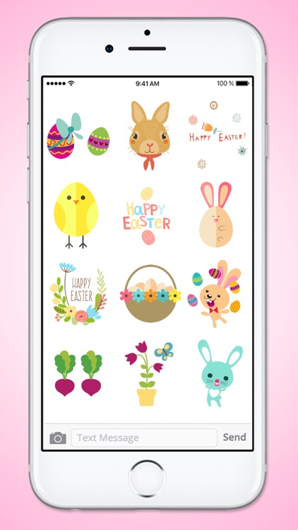 Happy Easter Garden Sticker Pack screenshot-4