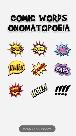 Comic Book Words