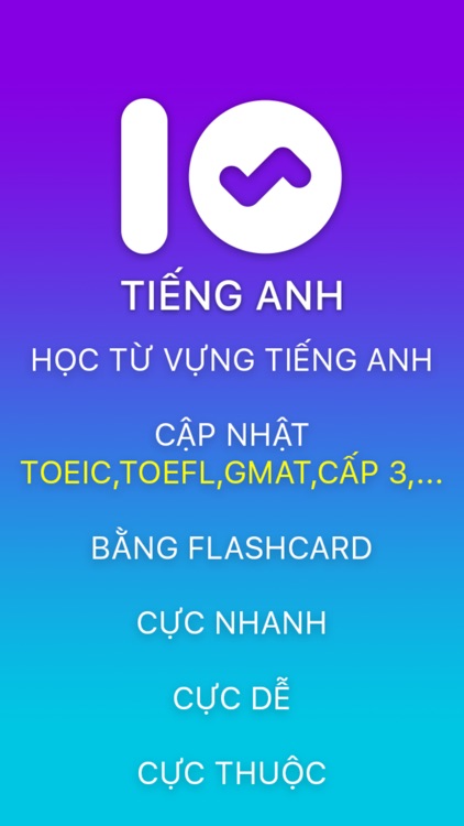 10s Tiếng Anh - Học nhanh từ vựng bằng FlashCard