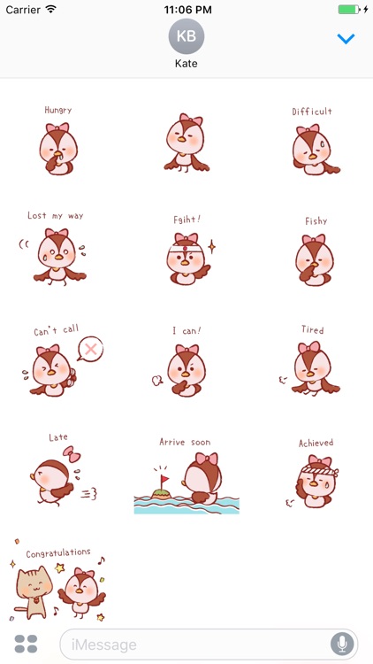 Gumdrop The Cute Duck Stickers