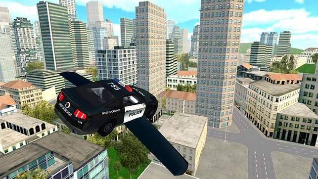 Fly-ing Police Car Sim-ulator 3D(圖1)-速報App