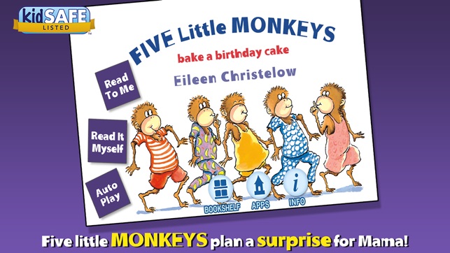 Five Little Monkeys Bake a Birthday Cake(圖1)-速報App