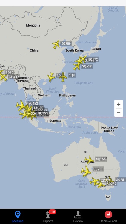 Air Tracker For Singapore Airlines