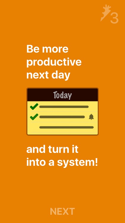 3 Things to Do - To-Do list - Plan your tomorrow!
