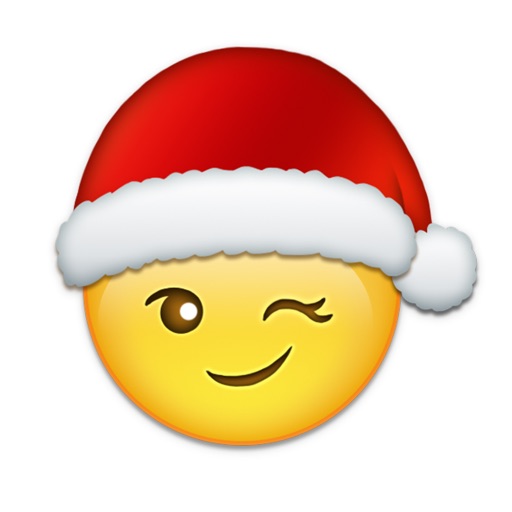 Emoji Added - Sticker with Christmas,Santa,Holiday