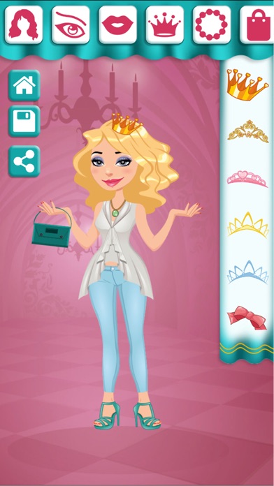 Princess makeover: hair & make screenshot 4