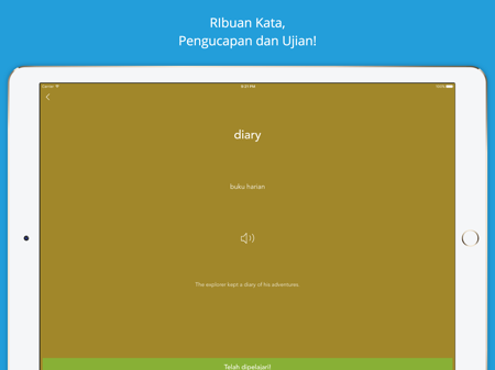** kata, frasa, dan ujian dalam satu aplikasi!