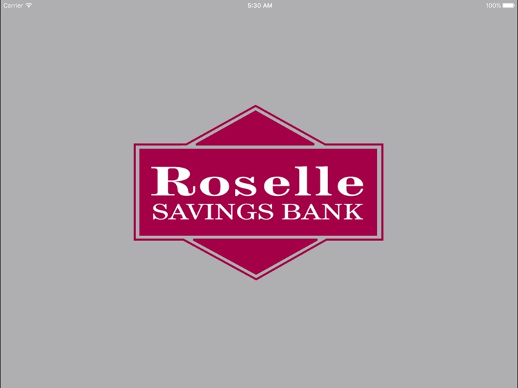 Roselle Savings Mobile Banking for iPad