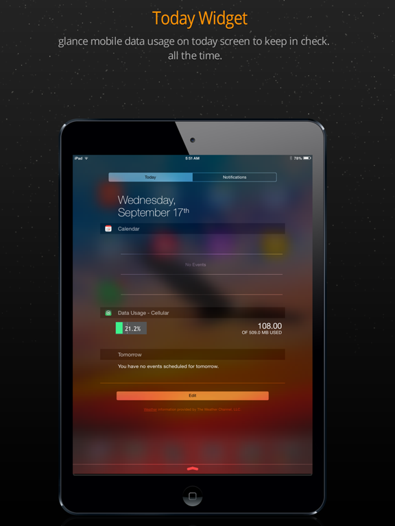 Data Usage iPad app afbeelding 2